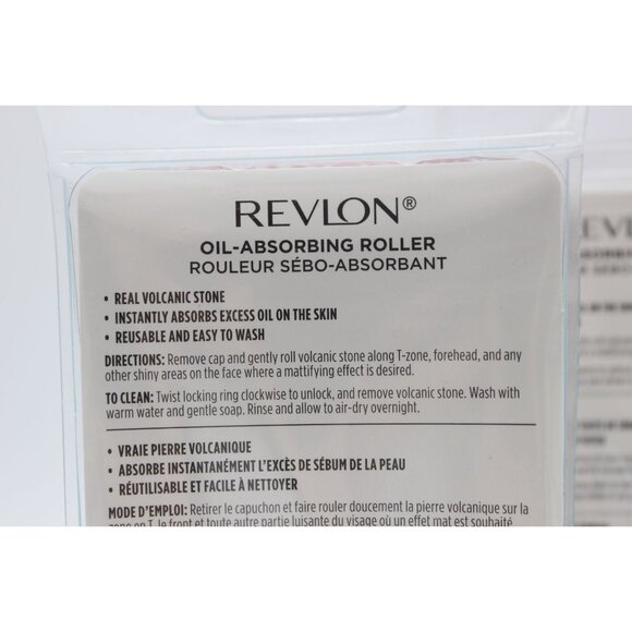 Revlon Oil-Absorbing oil control on the go volcanic stone reusable roller - Picture 5 of 8